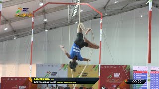 Khelo India Youth Games  Rope Mallakhamb Highlights [upl. by Ainslee]