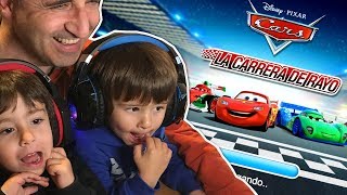 CARS RAYO MCQUEEN DISNEY JUNIOR Primeros Juegos de Autos de Carreras para niños Lightning Mcqueen [upl. by Harlamert]