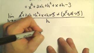 Derivative Using the Definition Example 2 [upl. by Annaej]