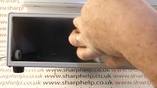 How To Manually Open Stuck Or Faulty Cash Drawer Sharp XEA303 XEA406 XEA40S Registers Tutorial [upl. by Eilata]