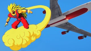 Goku Flying Nimbus  GTA 5 Dragon Ball Z Mods [upl. by Cris]