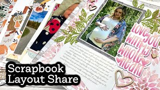 Scrapbook Layout Share  TONS of Scrapbooking IDEAS [upl. by Araec282]