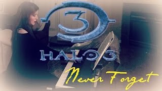 Halo 3 quotNever ForgetquotHalo 2 quotUnforgottenquot Extended Piano Cover Title Screen [upl. by Germaine]