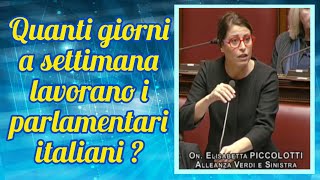 Deputata Piccolotti  Mi sono alzata alle 6 per venire alla Camera [upl. by Anaeg]