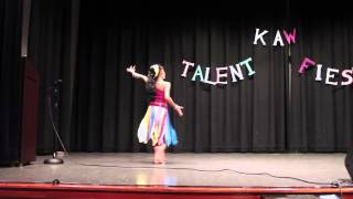 Talent Fiesta2014  Ek Dho Theen  Dance by Lakshmi Unni [upl. by Enoyrt]