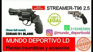 zoraki streamer T96 traumático revólver Smith and wesson 25 pulgadas [upl. by Waugh]