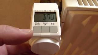 Programmierbares Heizkörperthermostat montieren und einstellen Model L [upl. by Melody]