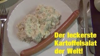 Kartoffelsalat Rezept  Der einfachste Kartoffelsalat der Welt [upl. by Wager]