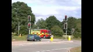 Suffolk Fire amp Rescue Service  Brandon 04 on a shout July 2007 [upl. by Cave]