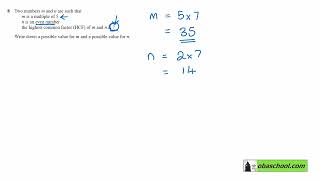 Edexcel GCSE Maths past papers November 2022 Non calculator Paper 1 Higher Q8 [upl. by Delila]