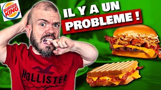 Je teste un burger au cacahuètes de BURGER KING ça tourne mal [upl. by Orlene]