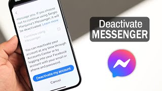 Deactivate Messenger Account 2024 How To Guide [upl. by Mallen984]