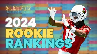 UPDATED Dynasty Rookie Rankings  Top 24 Tiered Rankings Superflex TE Premium [upl. by Hgiellek]