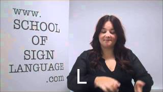 How to sign the alphabet in British Sign Language [upl. by Townshend]