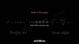 EULER FORMULA IS SO INTERESTING😍🔥 youtubeshorts ytshorts shorts [upl. by Eened]