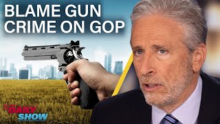 Jon Stewart Debunks GOP’s City Crime Narrative  The Daily Show [upl. by Bromley]