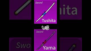 Yama VS tushita blox fruits [upl. by Graybill]