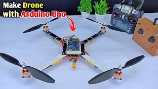 How to make Drone with Arduino  How to make drone at home  DIY Arduino Drone [upl. by Pauline]