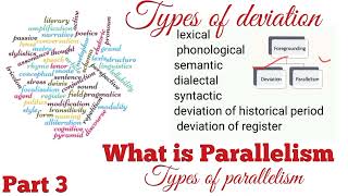 what is deviation in foregrounding  what is parallelism and its kinds  deviation anf its types [upl. by Nylyaj]