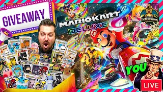 December GIVEAWAYS Now Mario Kart 8 Deluxe Playing with Viewers [upl. by Butcher]