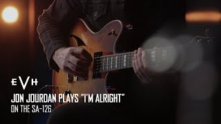 Mammoth WVHs Jon Jourdan Playthrough of quotIm Alrightquot On the SA126  EVH Gear [upl. by Aihsal]