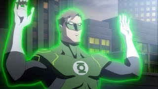 Green Lantern enters Gotham  Justice League War 2014 [upl. by Initirb226]