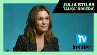 Julia Stiles Talks About Riviera  TV Insider  TCA 2019 [upl. by Pren]