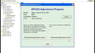 epson t60 resetter [upl. by Thaddeus]