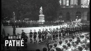 Franco Cadets In Germany  Parade Through Streets 1939 [upl. by Teddy]