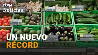 IPC La INFLACIÓN sube un 61 y el PRECIO de los ALIMENTOS se INCREMENTA hasta el 77  RTVE [upl. by Yahsel883]