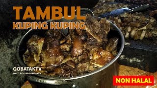 Kuping Kuping Tambul Khas Siantar  Lapo Tuak Non Halal  Indonesian street food [upl. by Emlen]