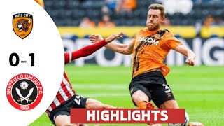 Hull City vs Sheffield United 01  goal amp highlights  English championship [upl. by Andreana]