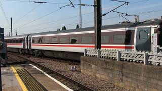 LNER 91111 at Doncaster 2824 [upl. by Coulson532]