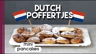 Dutch Poffertjes recipe  Mini Pancakes  6070 poffertjes [upl. by Shlomo]