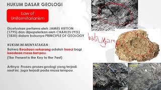 Hukum Dasar Geologi [upl. by Risay]