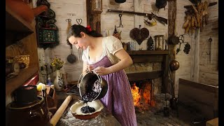 Cooking Dinner 200 Years Ago  1800s America  Summer [upl. by Latsyk]