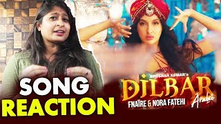 Dilbar Arabic Version SONG REACTION  Feat Nora Fatehi [upl. by Axe]