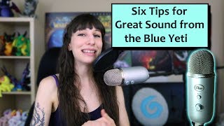 Blue Yeti Sound Test and 6 Tips for Setting up the Blue Yeti Microphone [upl. by Els]