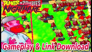 Plants Vs Zombies Nightmare Mode  PC Gameplay amp Link Download [upl. by Enelrad]