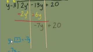 Dividing Polynomials Part 3 [upl. by Ttevy]