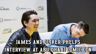 James and Oliver Phelps interview by Khaleej Times [upl. by Krisha]