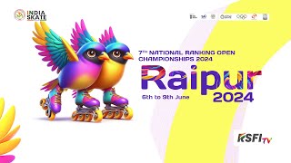 DAY 1  7TH RANKING  ROLLER SKATING CHAMPIONSHIP  2024  RAIPUR [upl. by Nesta]