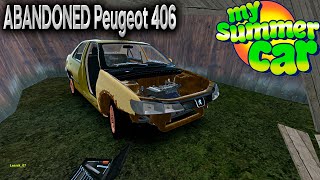 FOUND AN ABANDONED Peugeot 406 Part 1 4K I My Summer Car [upl. by Stricklan]