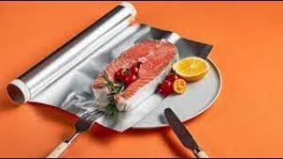 Pescado al horno relleno envuelto en papel de aluminio  receta de corvina [upl. by Agustin222]