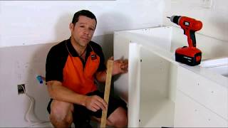 How to Install a Flat Pack Kitchen  Part 2  Mitre 10 Easy As DIY [upl. by Ayk]