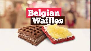 Belgian Waffles  Cream amp Fudge India [upl. by Enahsed]