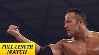 FULLLENGTH MATCH  SmackDown  The Rock vs Edge and Christian [upl. by Nohsram]