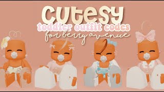 Cutesy Baby Berry Avenue Outfit Codes 🌷🐰 ✨  bunniory ౨ৎ [upl. by Alaham]