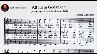 Harald Genzmer  From Alte Volkslieder in neuen Sätzen für gleiche Stimmen 1958 [upl. by Byran]