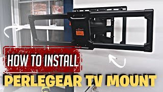 HOW TO INSTALL I Perlegear TV Mount Review [upl. by Ffoeg]